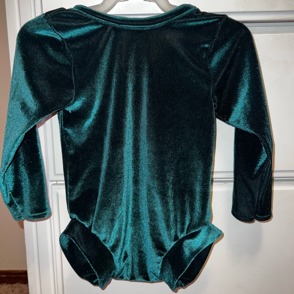 Velvet green leotard